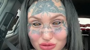 My whole body is covered in tattoos, even my eyeballs