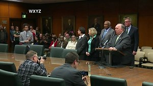 4.3K views · 17 reactions | Ex-Gov. John Engler speaks after being appointed Michigan States University interim president. During his press conference, an MSU student asks him questions about his plan to investigate the Nassar case at MSU. | Mid-Michigan NOW | Facebook