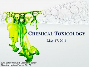 Chemical Toxicology - SlideServe