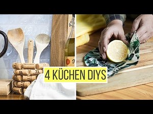 4 DIY Küchenhacks - Zero Waste DIY Ideen für die Küche - plastikfrei | Upcycling Tipps & Tricks