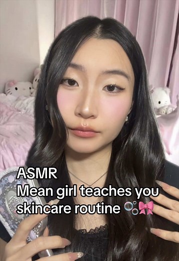 Mean Girl ASMR: Skincare Routine with PDRN Gel Toner