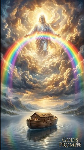 Why did God create the rainbow after the flood?