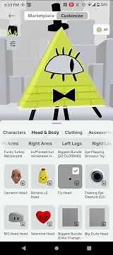 How to make Bill cipher in Roblox