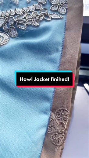 I finally finished my #howl jacket from #howlsmovingcastle and I could not be more thrilled! #howlsmovingcastlecosplay #smallbusiness #sewing