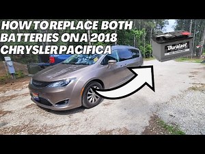 Replacing the auxiliary & main batteries on 2018 Pacifica