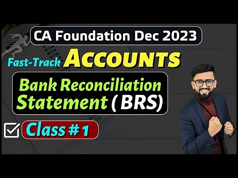 Bank Reconciliation Statement CA Foundation | CA Foundation Dec 2023 Revision | CA Hardik Manchanda