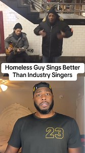 3.4K views · 112 reactions | Homeless Man Sings Subway Soul Singer | Real Jbbrown | Facebook