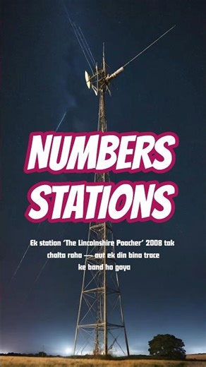 Voices From Nowhere…The Number Stations👁️ #realhorrorstoryinhindi #viral #viralshorts