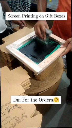 Gurez India Pvt Ltd - Corrugated Boxes on Instagram: "Screen Print on Corrugated Box Procedure | Screen Printing Skills | How to Print on Corrugated Carton Description: Unlock the secrets of screen printing on corrugated boxes! 📦✨ In this reel, we’ll show you the entire process, from prep to print, using our expert tips and techniques. Perfect for enhancing your packaging with custom designs and logos. Dive into the world of professional screen printing with us! What's Inside: -Materials Needed