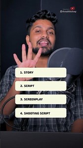 Know the difference between story, script, screenplay, shooting script #cinema #learnfilm #2024 #...