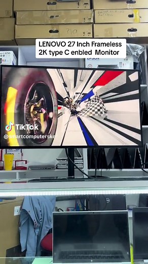 LENOVO 27 Inch Frameless 2K Monitor with Type C | In-Plane Switching Panel