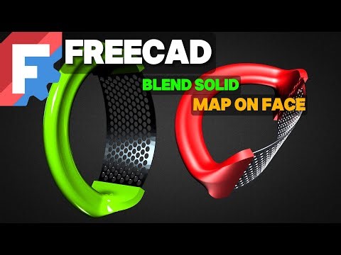 FreeCAD Curves Workbench Tutorial – Map on Face & Blend Solid (Garlic Slicer)