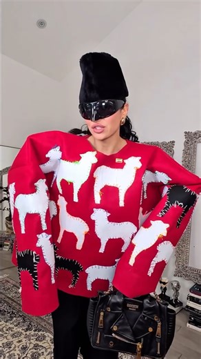 DORIAN WHO on Instagram: "Let’s style@this @suburbandeviant sweater 👀 . . . . #stylingreels #fashionreel #maximalism #grwmreel"