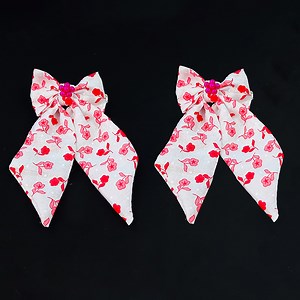 DIY hair bows / how to make fabric bows / bow hair clip / DIY homemade hair bows | Dian Diy Tech