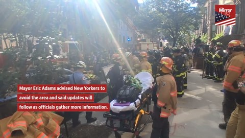 Explosion Triggers Collapse At Bronx Apartment Building