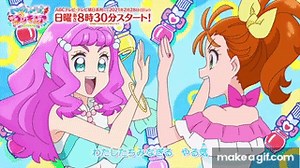 Tropical Rouge Precure op 1 on Make a GIF