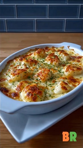 Tender cod is gently poached in lemon-scented cream, layered over buttery mashed potatoes, and baked until lightly golden and bubbling. This preparation emphasizes controlled heat, clean acidity, and classic gratin technique for a refined coastal comfort dish. Creamy Cod and Potato Gratin Seafood Bake 🛒Ingredients : 2 medium russet potatoes, peeled and quartered 2 cod fillets, 6 to 8 ounces each 2 pinches cayenne pepper, divided Salt, to taste 7 tablespoons unsalted butter, divided 2 tablespoon