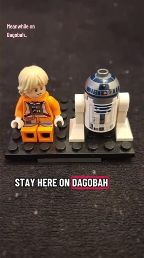 Luke Skywalker's big decision #legostarwars #jedi