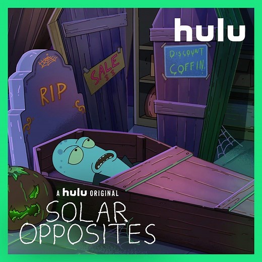 7.2M views · 11K reactions | Stay calm. You're a sexy hunk... and all episodes of Solar Opposites are now on Hulu! Created by Justin Roiland and Mike McMahan. | Hulu | Facebook