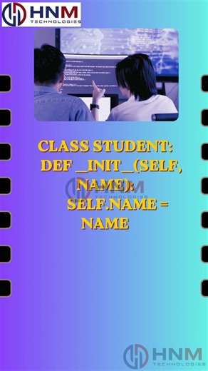 Python Constructor Explained and init in Python Explained Fast #hnmtechnologies #python #oop
