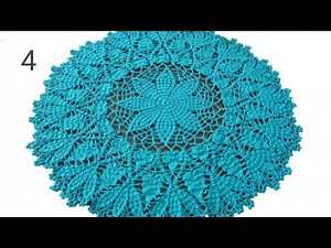 How to make a Crochet Tablecloth || Part. 4/6 || Taplak Meja Rajut