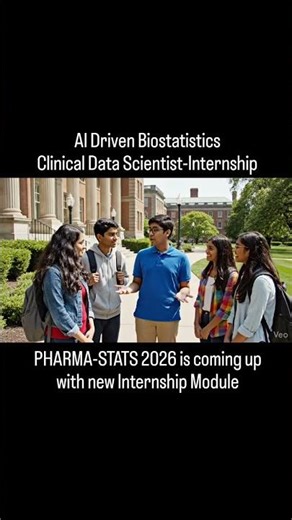 What is AI driven Biostatistics? Can Pharmacy graduate join this 'Clinical Data Scientist' profile?