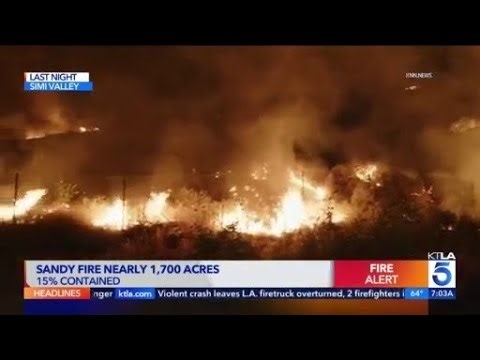 Tens of thousands still evacuated as crews continue battling Sandy Fire