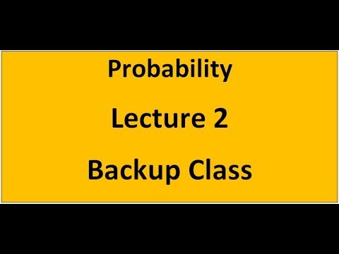 Probability | Lecture 2 | EAMaths