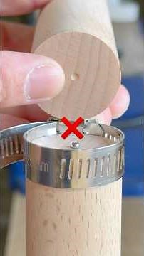 How to Drill Perfect Center Holes in Round Rods #shorts #woodworking #diy