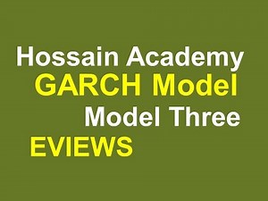 GARCH Model. Model Three. EVIEWS