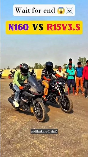 N160 vs R15 v3.s drag racing #shorts