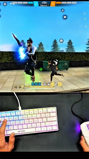 Pc ❌ mini mobile setup ✅| GG mouse pro 2 #shorts #shortsfeed #freefire