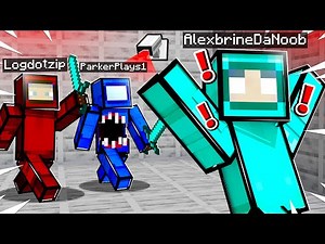 the ULTIMATE Reverse IQ Move in Among Us... (Minecraft)