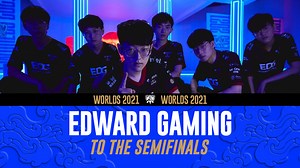 EDward Gaming eliminate Royal Never Give Up to move on to the semifinals of Worlds 2021 | GosuGamers