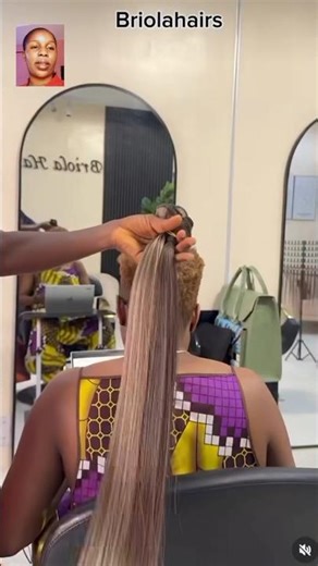 Braid hairstyle with bone straight hair extensions #hairtutorial #braids #viralhairstyle