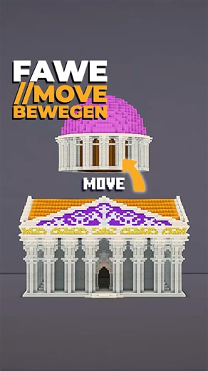 FAWE //move 👌 #minecraft #building