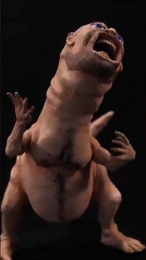 I made a MAN and T-REX Hybrid clay diorama