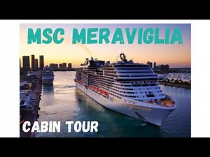 MSC Meraviglia Balcony Cabin Room Tour