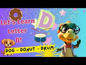 🎵 Learn the Letter D with Tyro! | D is for Dog & Donut 🐶🍩 | Fun ABC Song