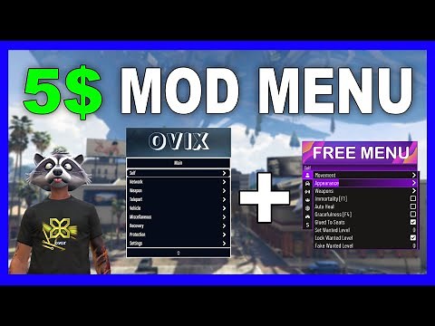 [5$] Uncrashable Mod Menu | Ovix + Stand Free Co-Load How to install + Full Showcase | GTA 5 ONLINE