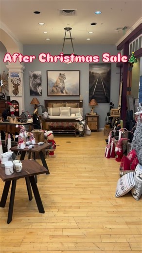 The holidays may be winding down, but the deals are just getting started! ✨ Enjoy 30% OFF all Christmas décor and 20% OFF wall art at any of our locations. Now’s the perfect time to stock up for next year or refresh your space! #ClevelandCreekFurniture #logfurniture #rusticvibes #sustainablefurniture #shopsmallbusinesses | Cleveland Creek Home Furnishings