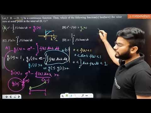 Let be a continuous function. Then, which of the following function(s) | JEE ADVANCED 2017-PAPER-1