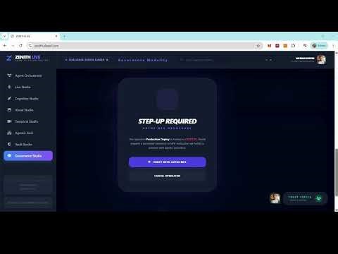 Zenith Live: Authorized to Act (Auth0 Hackathon Submission)