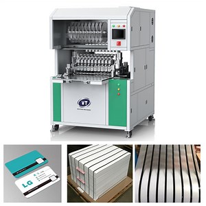 [Hot Item] Magnetic Stripe Mounting Machine PVC Film Magnet Card Making Machine