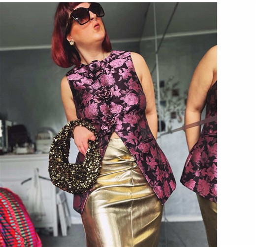 Going Full Metallic Glam for London Fashion Week✨