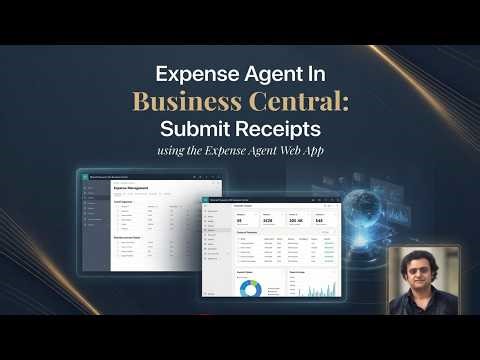 Expense Agent in Business Central: Submit Receipts Using the New Web App