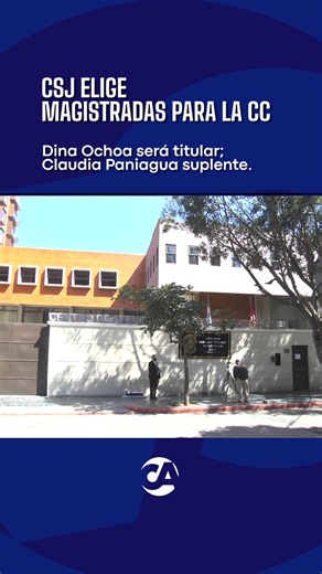 ✍️La Corte Suprema de Justicia eligió a Dina Ochoa como magistrada titular de la Corte de Constitucionalidad para el período 2026-2031, y a Claudia Paniagua como suplente. Consuelo Porras no obtuvo votos en la elección. #csj #Magistrados #CC #ConsueloPorras #Elección | Canal Antigua Opinión