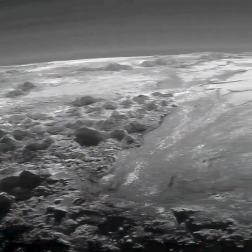 Icy mountains on the surface of Pluto captured by NASA's New Horizons spacecraft in 2015😮 | Astronomy