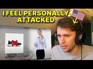 American reacts to Clothes Europeans would NEVER wear
