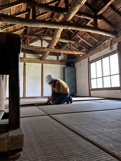 空き家だった古民家の和室からカフェへ！古民家をDIYリノベーションする全記録【AIリメイク動画】